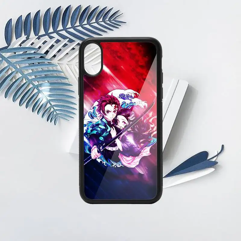 

Japan anime Kimetsu No Yaiba Phone Case PC for iPhone 11 12 pro XS MAX 8 7 6 6S Plus X 5S SE 2020 XR
