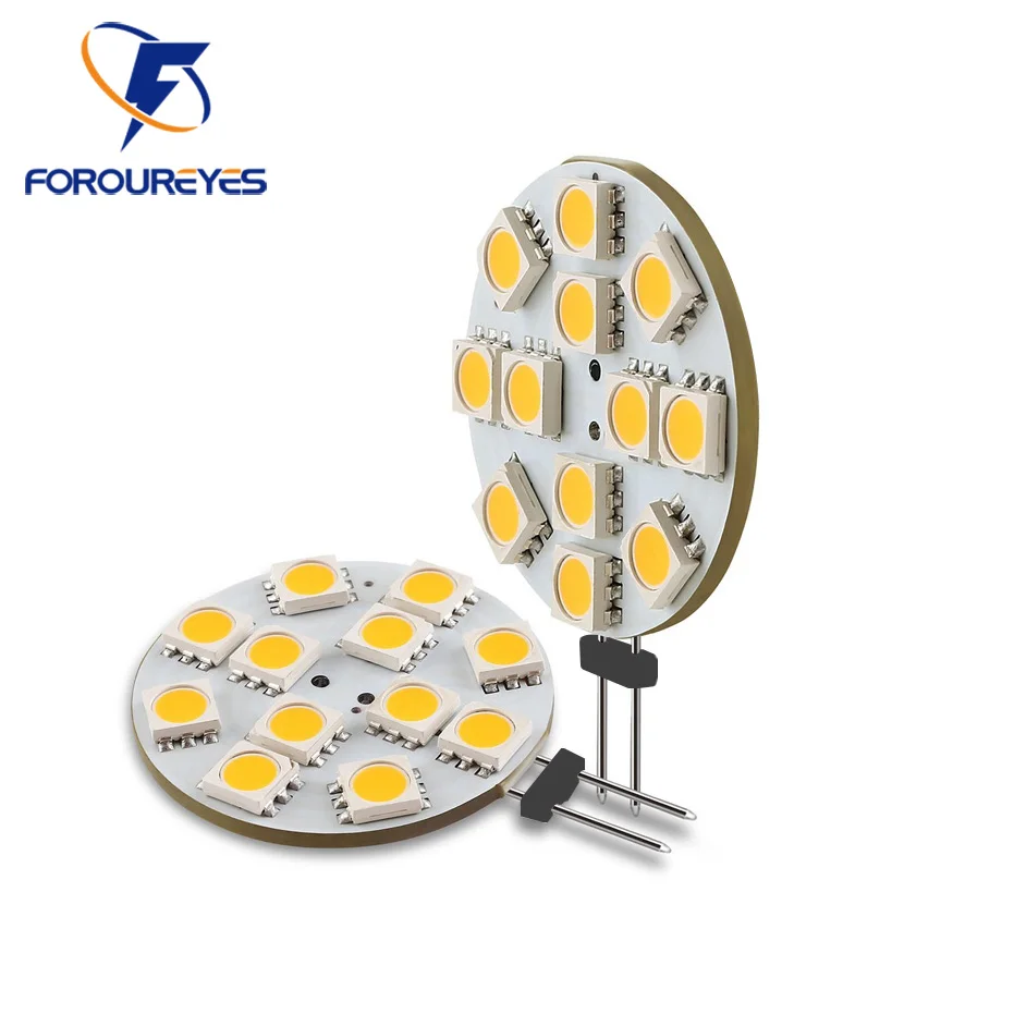 В самые низкие цены G4 светодиодный круглая вытяжка лампы 12v SMD5050 6/9/12/24 s ЛОДКА