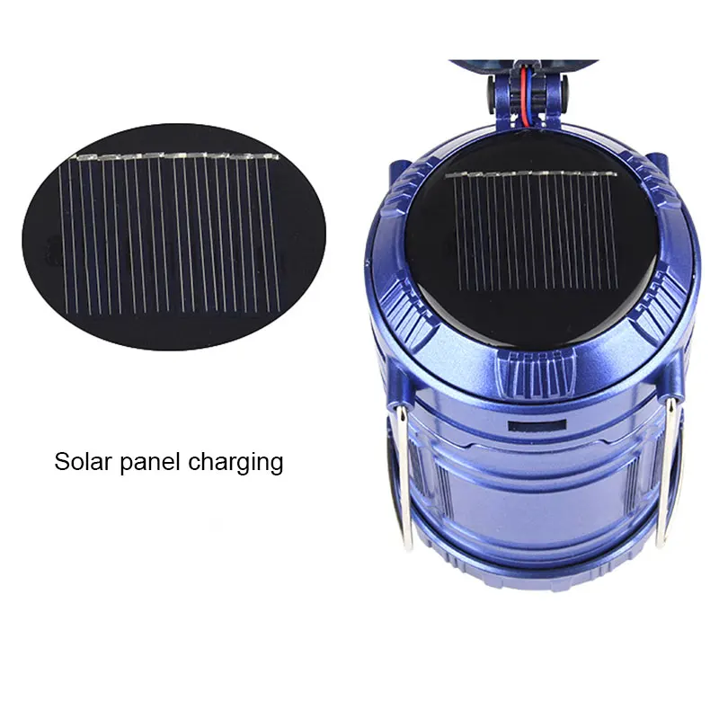 Светодиодный солнечный свет на открытом воздухе кемпинговая рыболовная лампа