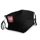 Дышащая полированная маска-герб России с орлом для защиты от смога