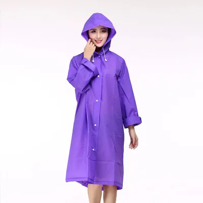 

Outside Adult Raincoat Factory Men's Fashion Translucent Frosted Thickened Raincoat Women rain coat women rain coat