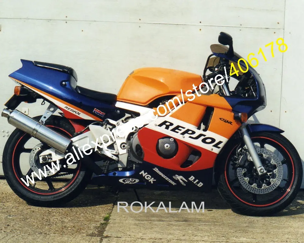 Полный комплект обтекателей для Honda 90 98 CBR400RR NC29 CBR 400RR CBR400 RR 1990 1998 Красный кузов