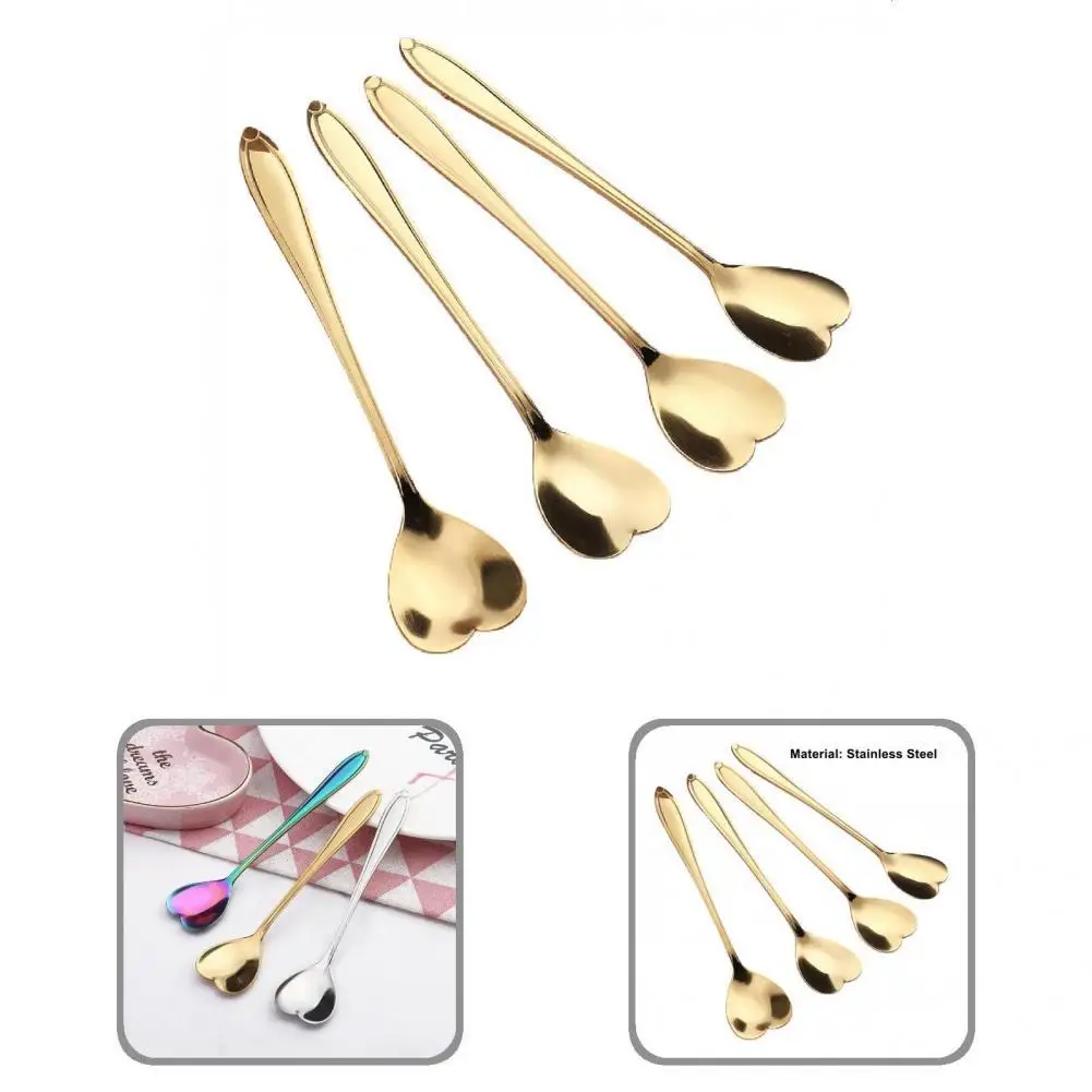 

Кофейная ложка из нержавеющей стали с гладкой поверхностью в современном стиле