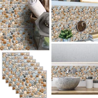 waterproof tiles stone wallpaper stickers bathroom kitchen wall trim line skirting border 3d self adhesive mosaic sticker j210