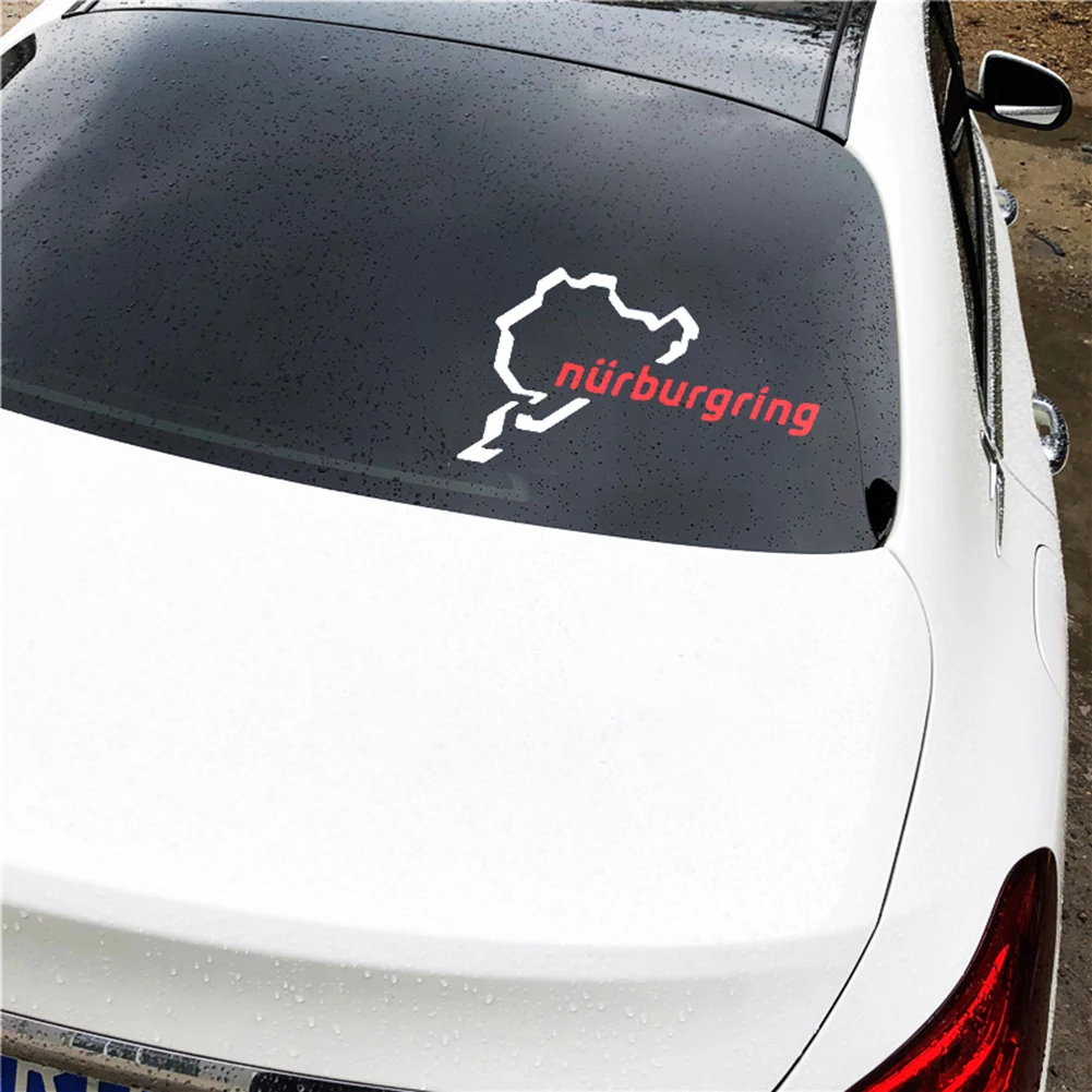 Nurburgring Автомобильный багажник Кузова бампера окна украшения Стайлинг наклейки