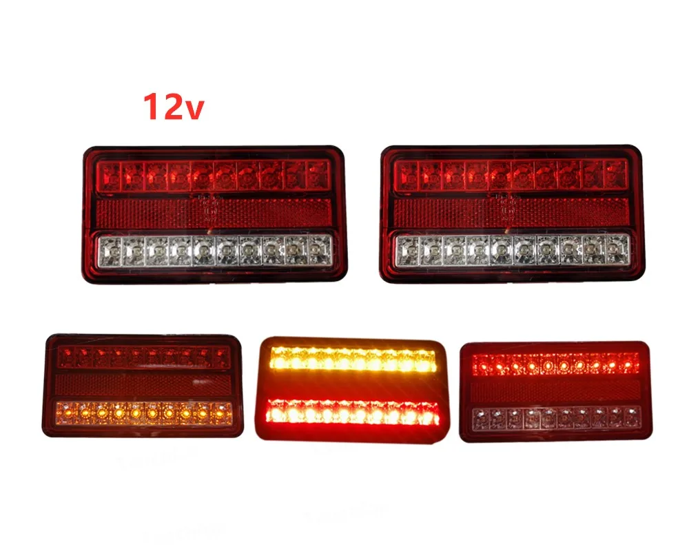 2 шт. цвета красный желтый 20 светодиодный Светодиодный фонарь светильник s 12v