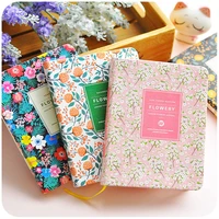 new product cute pu leather floral schedule planner diary weekly planner notebook school office supplies cute stationery