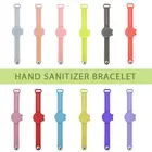 1 шт. силиконовых кейсов для мытья рук дезинфицирующее средство для рук браслет Пресс Тип не отмывать Handsanitizer дезинфицирующее средство браслет мыть очиститель ремень с распылителем