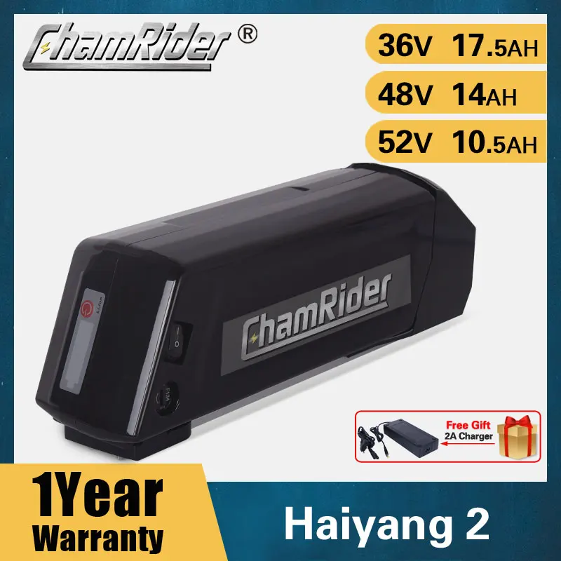 Аккумулятор для электровелосипеда Haiyang 36 В 48 20 А 30 40 батарейка BMS 18650 Bafang BBS02 BBS03 BBSHD