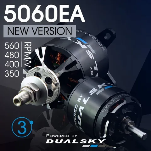 Бесколлекторный двигатель DUALSKY XM5060EA 4130 3 поколения фиксированный модель крыла