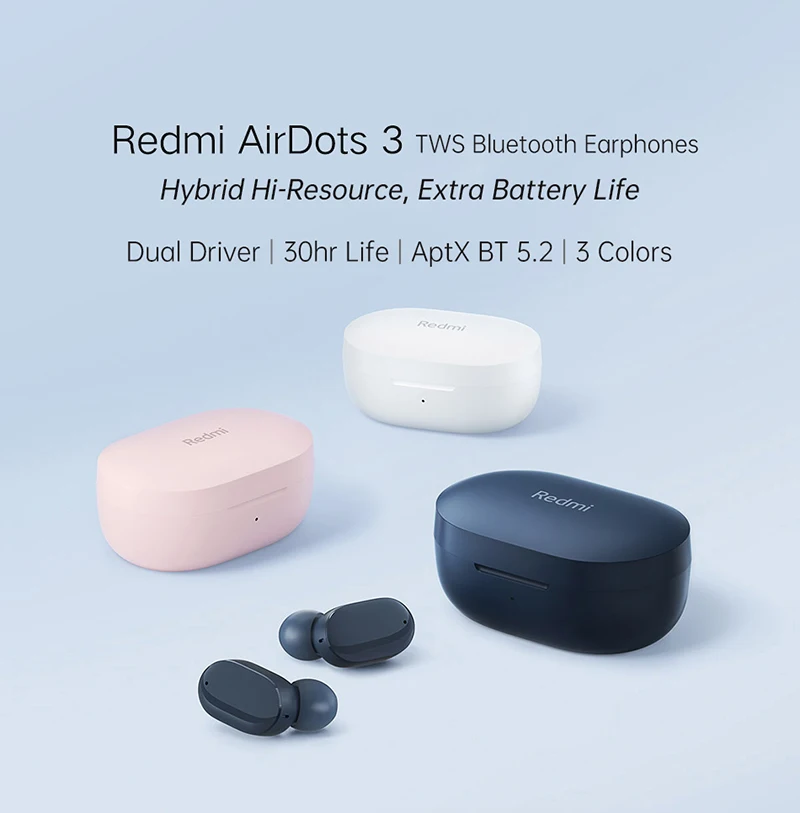 Новые Xiaomi Redmi AirDots 3 наушники TWS Bluetooth 5 2 беспроводная гарнитура AptX адаптивные