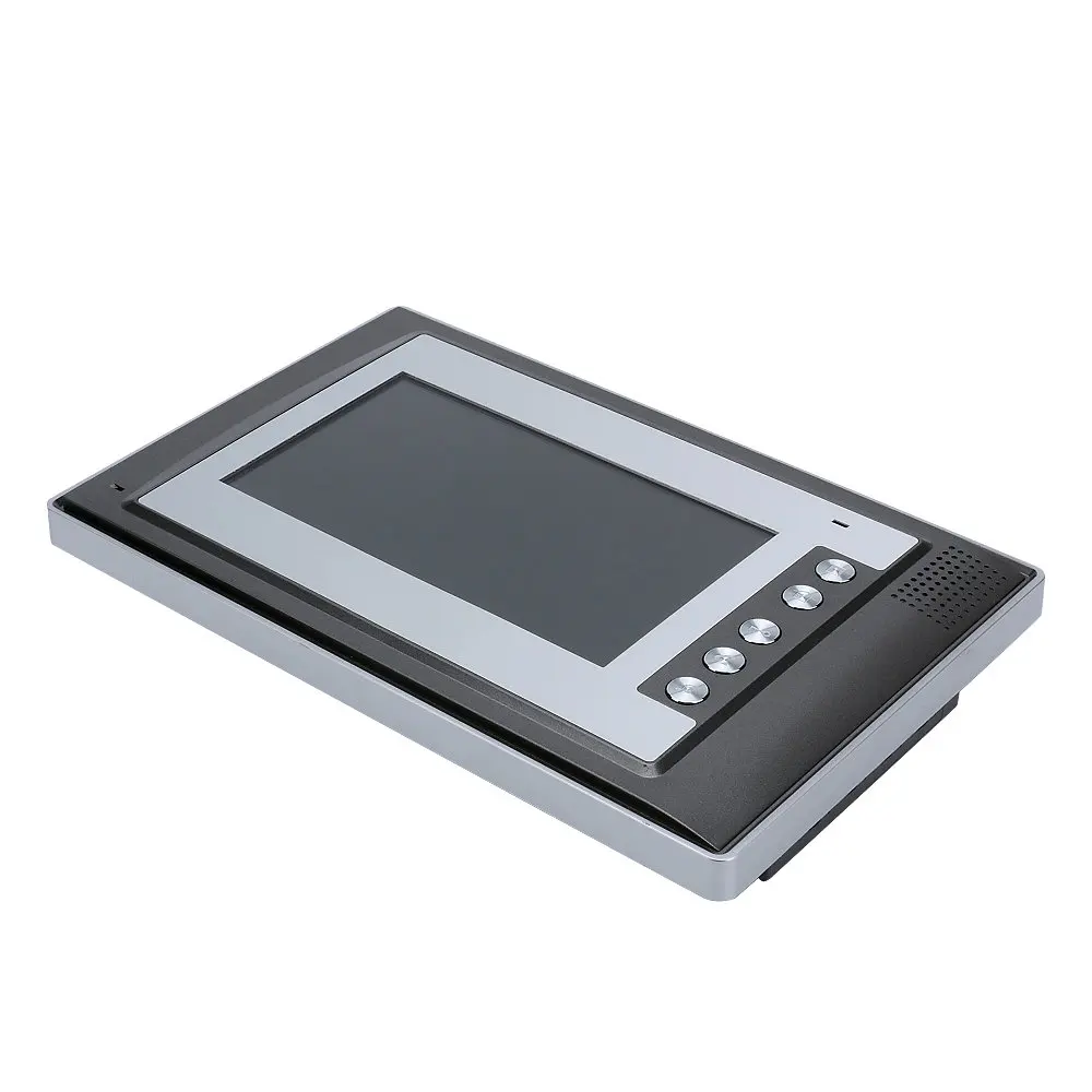 Визуальный домофон 7 ''TFT lcd проводной видео домофон система внутренний монитор 700TVL Открытый ИК камера Поддержка разблокировки