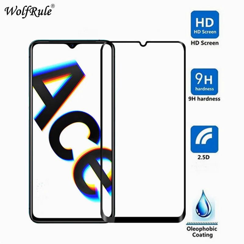 2 piezas Protector de pantalla LCD para Oppo Reno Ace pegamento completo vidrio para Oppo Reno Ace cubierta completa de vidrio templado Reno Ace pel&iacute;cula de tel&eacute;fono 6,5"-2