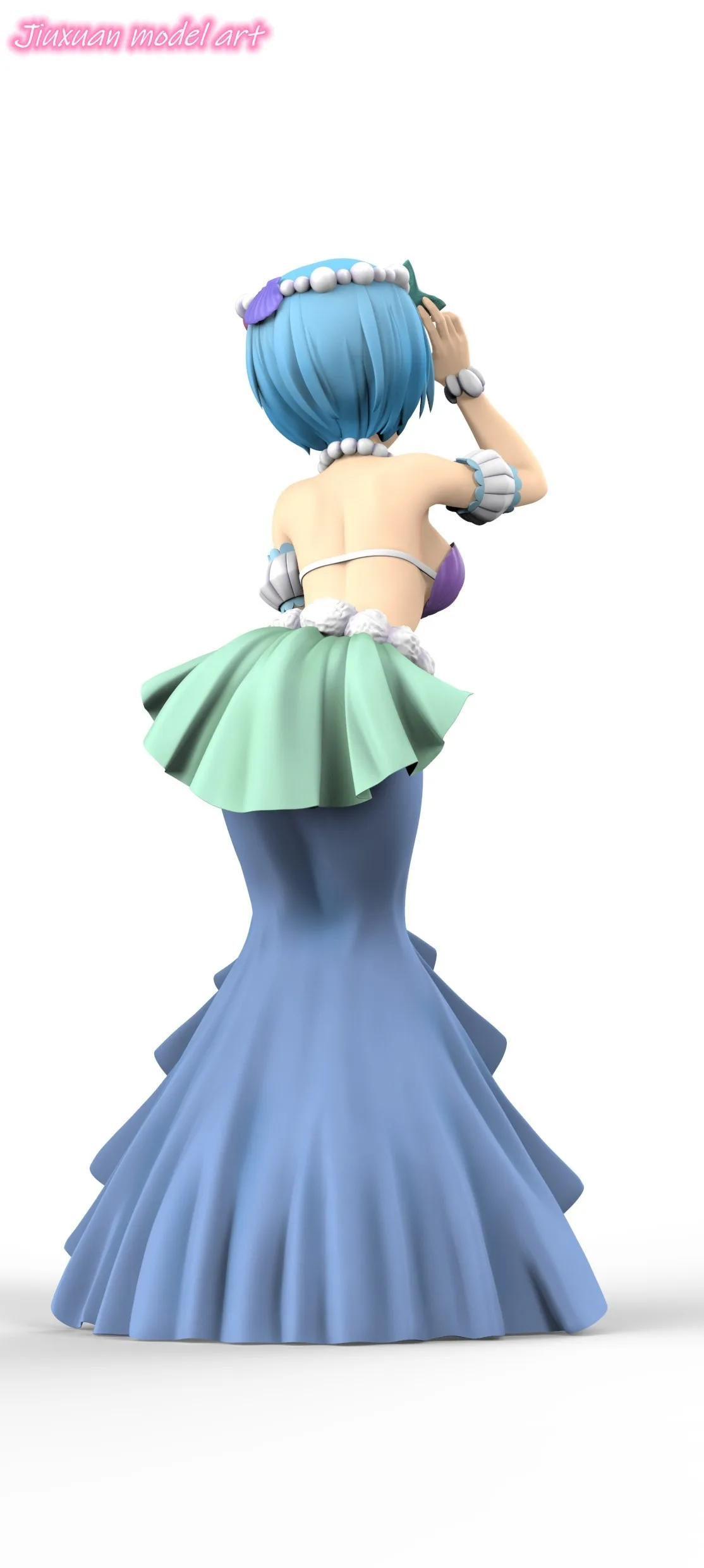 

100% Original genuine REM mermaid PVCS Action Figure Anime Figure Model Toy from Anime Re:Zero kara Hajimeru Isekai Seikatsu