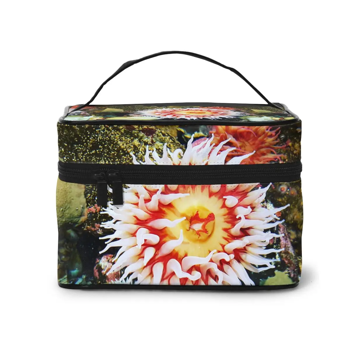 

Вместительная косметичка, дорожная косметичка, анемоновая косметичка