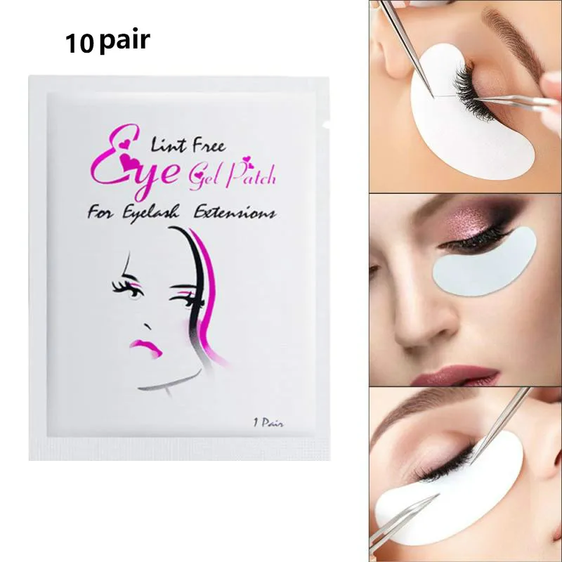 

1@# 10 Pairs Mix Colors Eyes Paper Patches Under Eye Pads Pearl Eye Tips Sticker Wraps Eyelash Extension Make Up Tool Left&Right