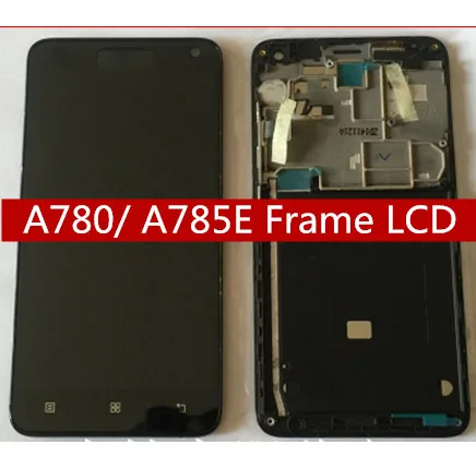 ЖК-дисплей для Lenovo S580 A780E сенсорный экран A785E дигитайзер панель в сборе рамка