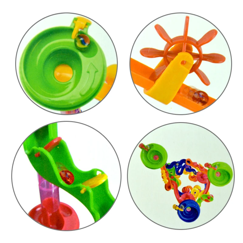 105/109 шт Набор сделай сам строительство мраморная гонка беговая дорожка