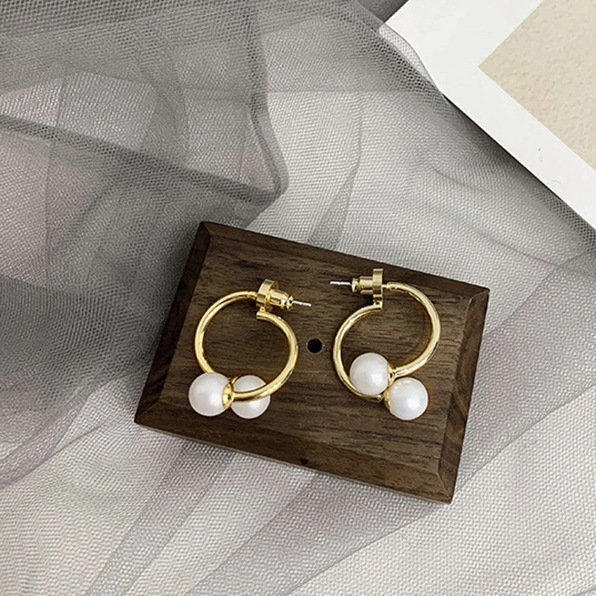 TOYOOSKY новые модные женские элегантные милые жемчужные серьги гвоздики для женщин