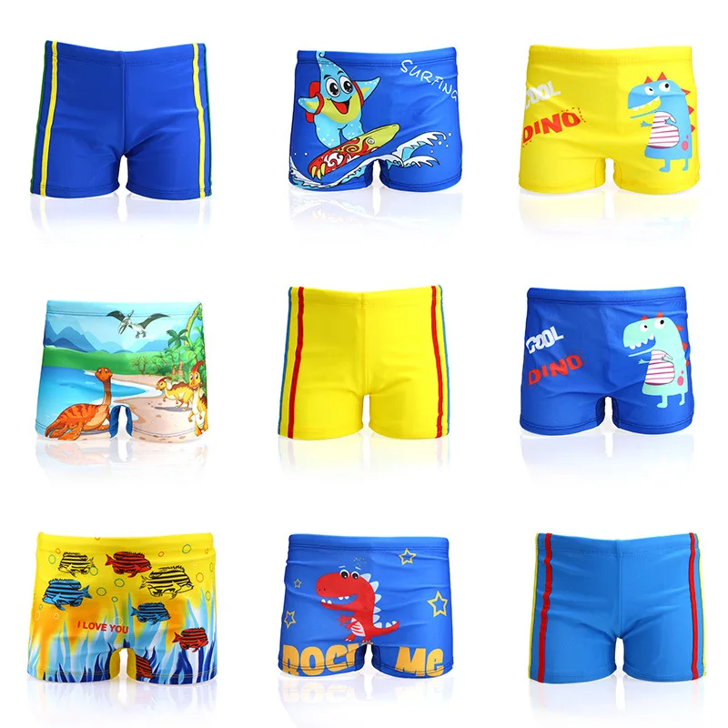 Fashion Kids Cartoon Swimwear Baby Boy Swim Trunk Beach Short for Toddler Children Swimming Clothes