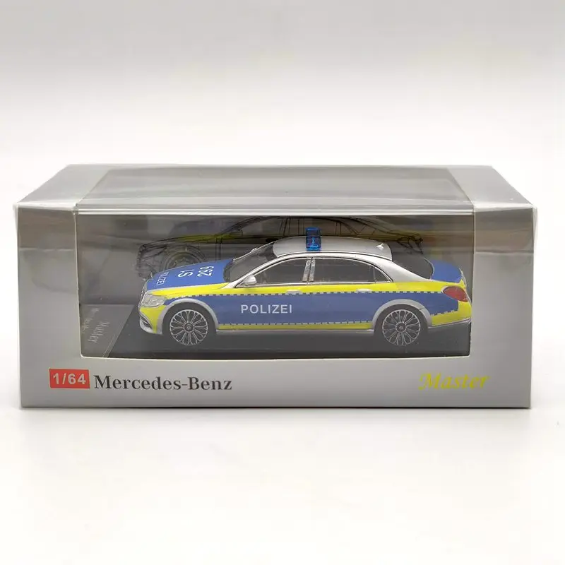 

Master 1:64 For Maybach S-Class S600 Polizei Diecast Model Gifts Collection Toys Car