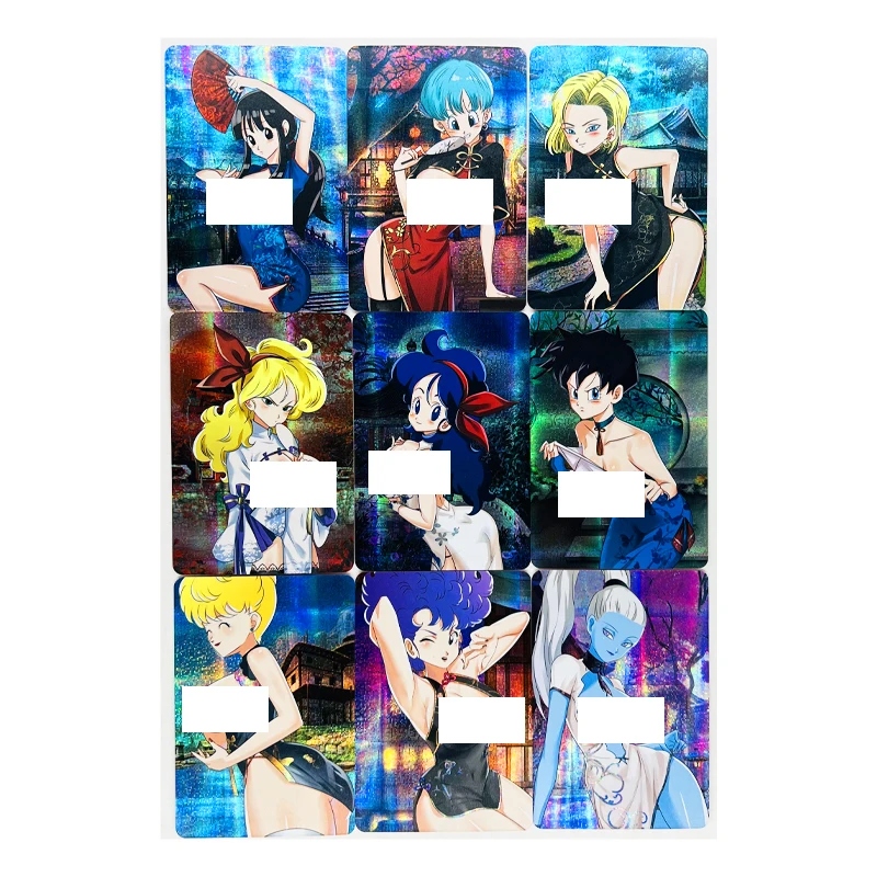 5 шт./компл. Dragon Ball Z Android 18 Ланч Bulma Sexy Girls Heroes Battle Card Ultra игровая коллекция карт |
