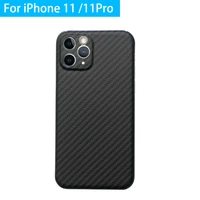 camera protective carbon fiber case for iphone 11 pro max ultra thin full coverage aramid fiber cover for iphone11pro max 11pro