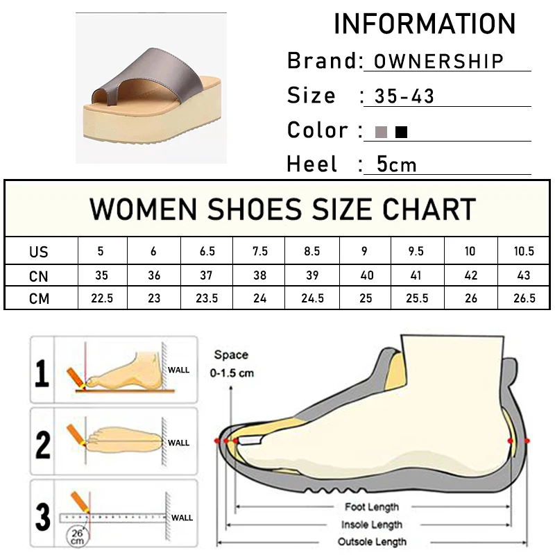 

Summer 2021 Women Flip Flop Platform Slippers Woman Open Toe Flat Shoes Female Casual Comfortable Ladies Plus Size Footwear