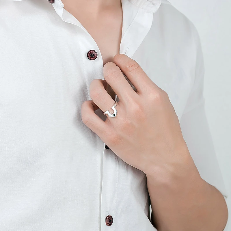 Code Geass Lelouch Vi Британия кольцо Регулируемый 925 пробы Серебряные ювелирные изделия с