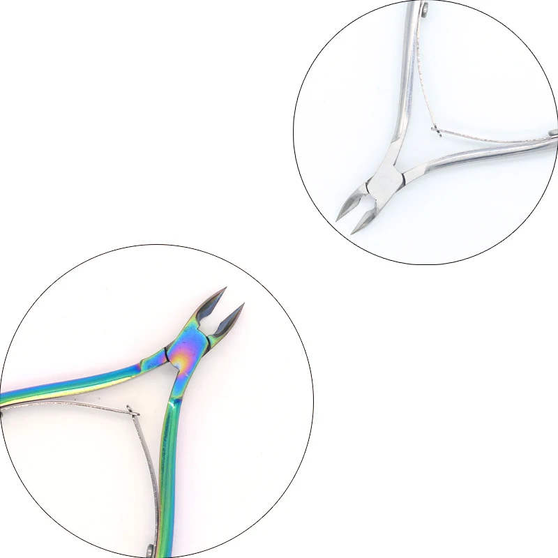 Nail Manicure Scissors Cuticle Cutter Nails Cuticle Nippers Dead Skin Remover Pedicure Stainless Steel Cutters Tools