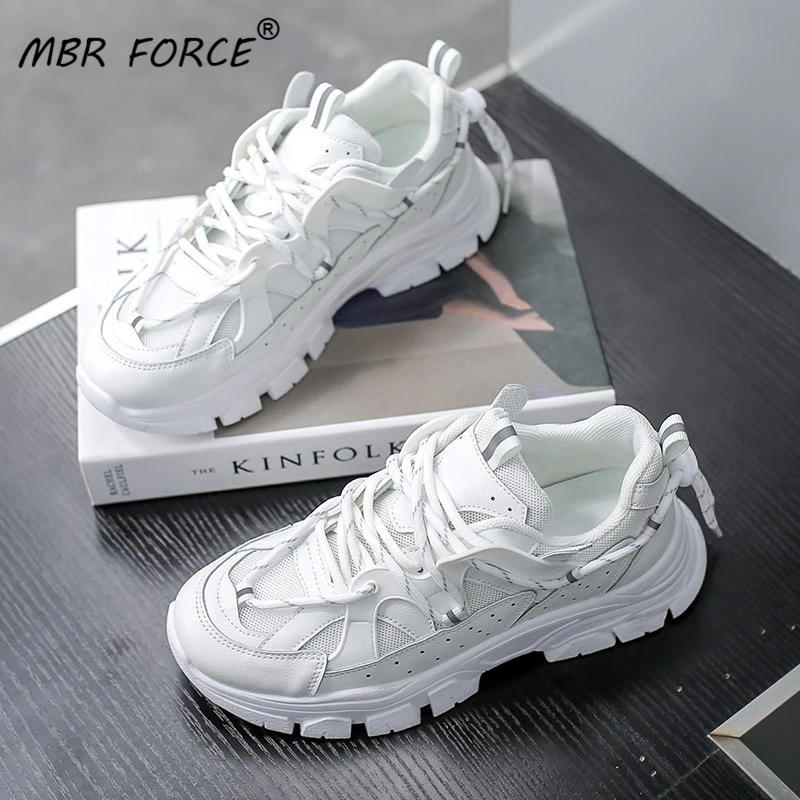

MBR FORCE Official 2021 Original Women Outdoor Sneakers Fashion white Walking Lovers Leisure Shoes Vulcanize Breathable Shoes