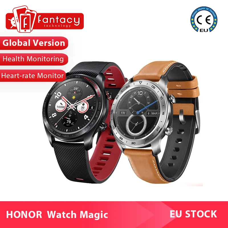 Глобальная версия HuaWei Honor Magic часы умные сердечного ритма водонепроницаемый