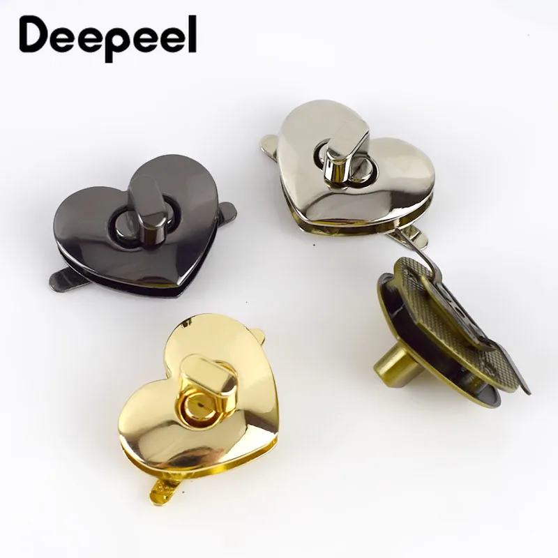 Deepeel 2/5 шт. сумка металлическая застежка поворотный замок Застежки DIY сумки из
