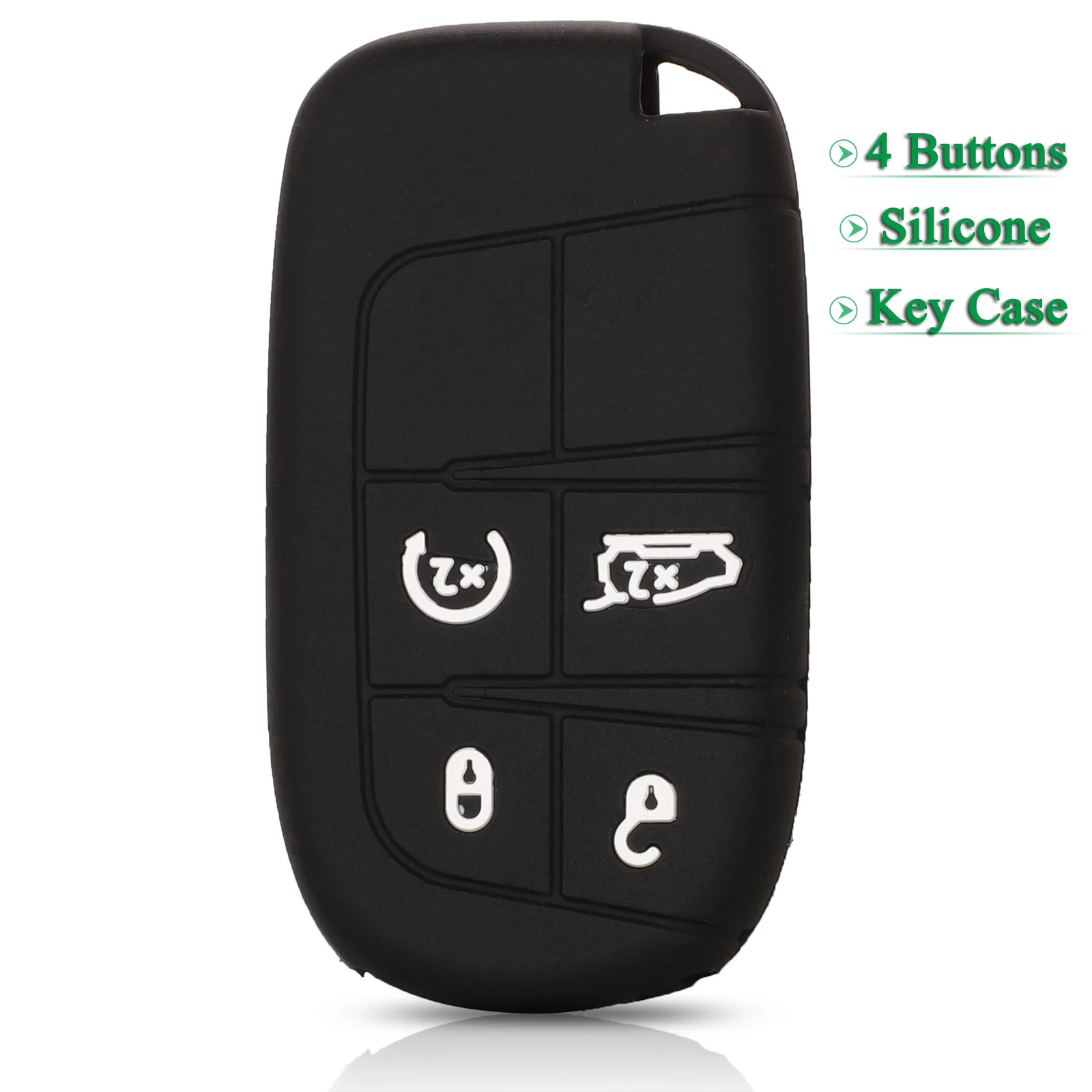 

Bilchave 4 Buttons Car Remote Key Cover Case Silicone protect shell For Jeep Renegade Grand Cherokee For Dodge Journey Charge