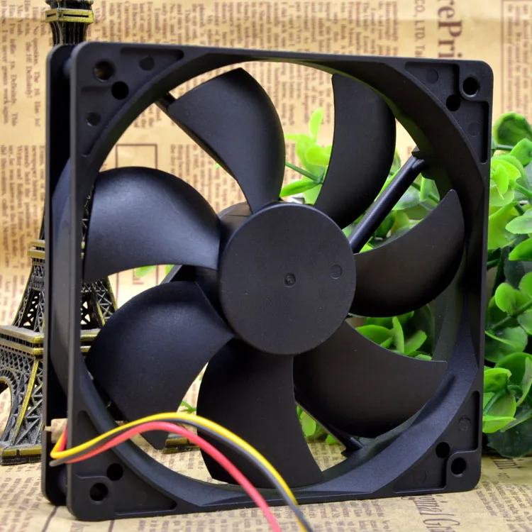 Evercool EFS-12E12L 12V 0.16A 12cm 12025 2-проводные корпуса источника питания охлаждающий
