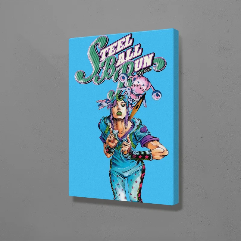 Стальной шар Джоджо Джонни бегущий SBR настенное искусство холст украшение