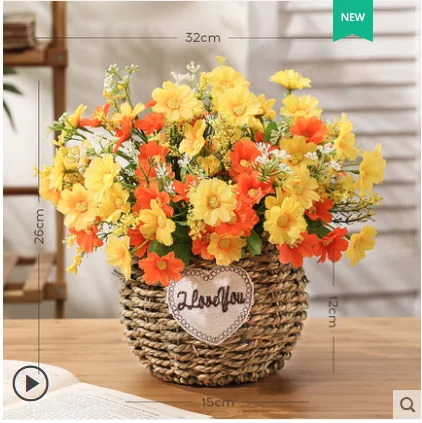 Имитация искусственного цветка украшенные цветами в горшках гостиная магазин