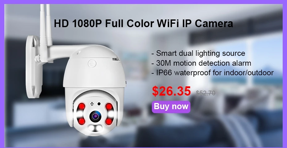 KERUI Full HD 1080P wifi Водонепроницаемая цилиндрическая ip-камера P2P в режиме реального времени, беспроводная наружная камера наблюдения для домашней безопасности