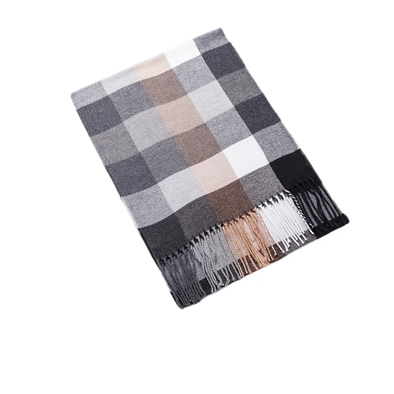 Новинка осенне-зимний женский шарф COZOK в британском стиле толстый из кашемира для