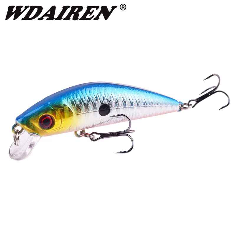 1 шт. тонущие воблеры рыболовные приманки 7 2 см 8 5 г Гольян жесткая приманка 3D