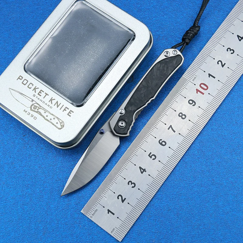 Складной нож Kevin John small sebenza 21 лезвие M390 TC4 титановая ручка карманный для кемпинга и