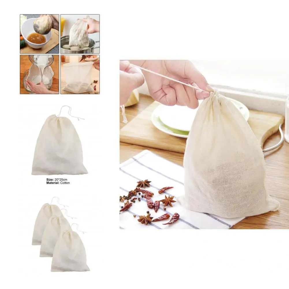 

Easy to Dry Reusable Strong Penetration Food Filter Pouch for Spice