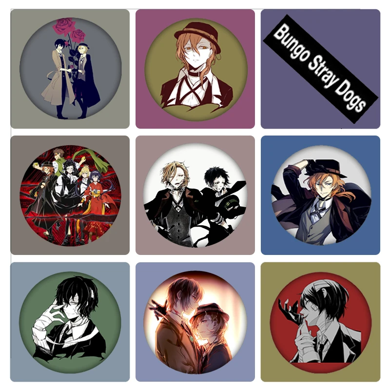 Nengdou T20 японское аниме булавка в стиле Бунго аксессуары для одежды шляпы рюкзака