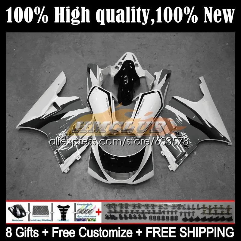

Комплект обтекателей для YAMAHA TZR-250 3MA TZR250 YPVS 108CL.110 TZR250RR RS TZR 250 88 89 90 91 TZR250R 1988 1989 1990 1991, серый и белый