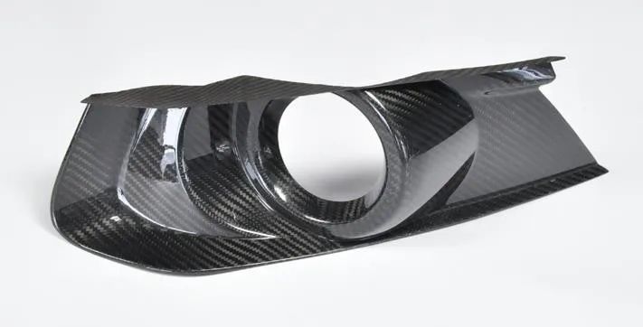 1 пара высокое качество полностью натуральное углеродное волокно автомобильные