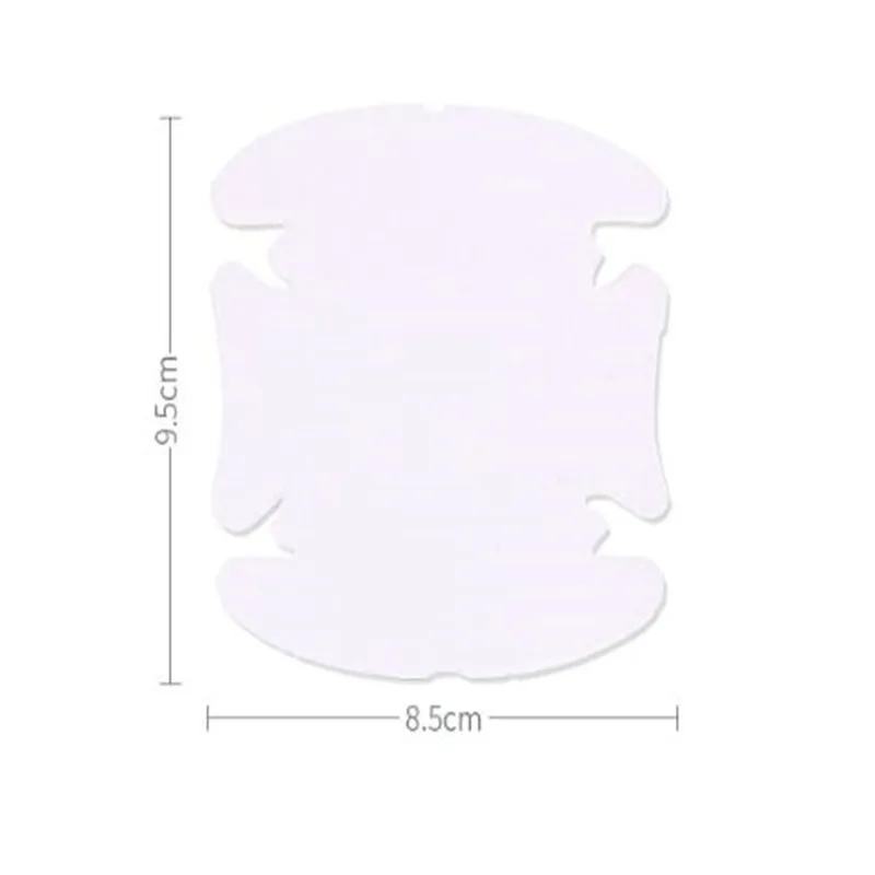 4 шт./лот Защитная пленка для ручки автомобиля внешняя прозрачная наклейка