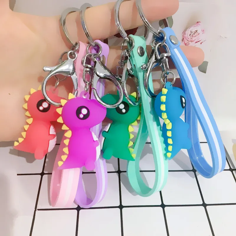 Креативный мультяшный мягкий пластиковый брелок для ключей в виде куклы