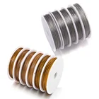 Нить для бисероплетения из нержавеющей стали, прочная нить для бисероплетения, 1 рулонпартия, 0,3-0,8 мм, для изготовления ювелирных изделий сделай сам