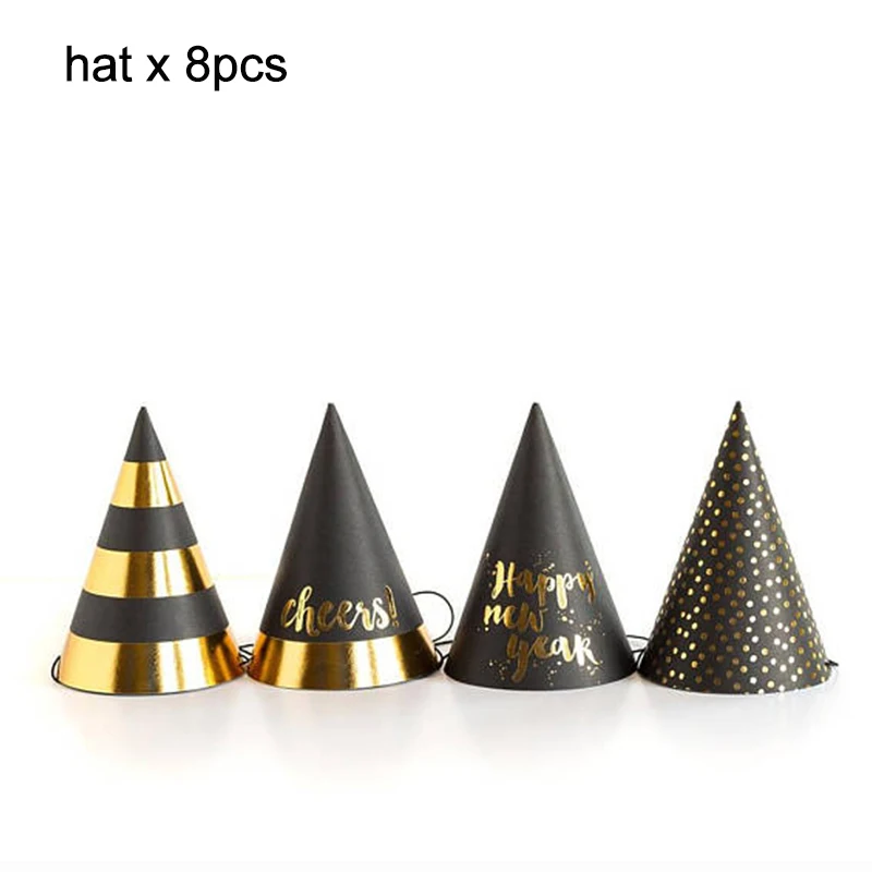 

Happy New Year Party Hats Merry Christmas Party Hats for Kids Adult Xmas Party Decorations