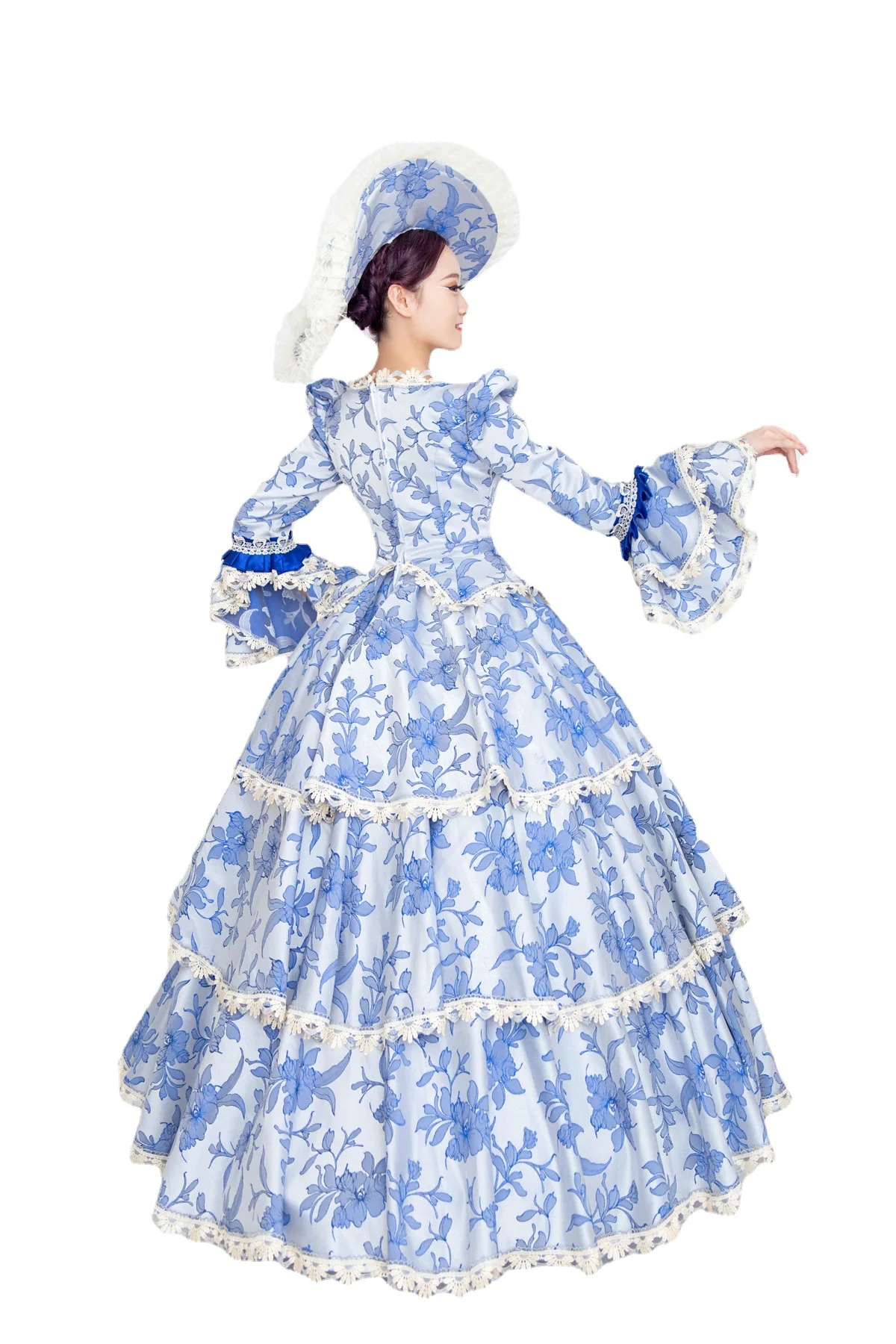

Victorian Southern Belle Westworld Gown Floral Dress Marie Antoinette Louvre